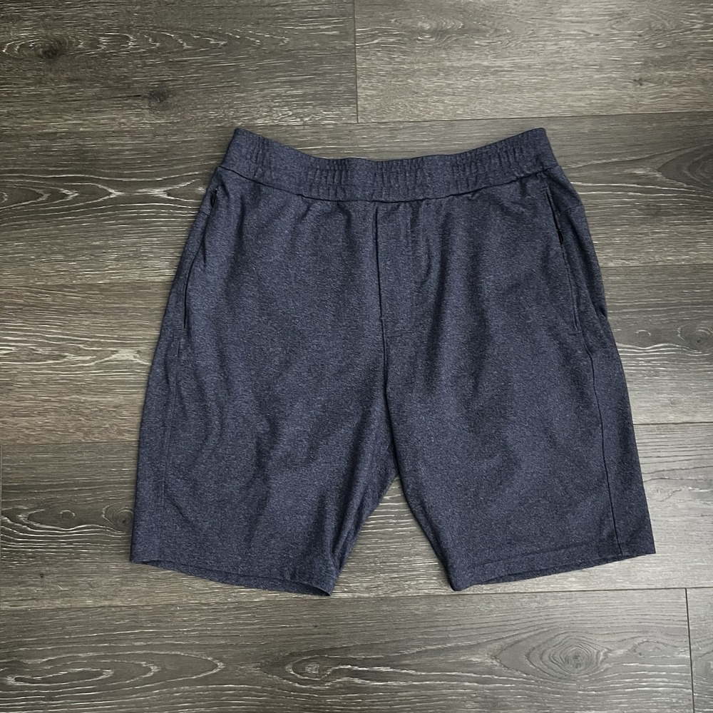 Public Rec 9" Inseam Performance Shorts Mens 34R Blue  Stretch‎ Gym Athleisure
